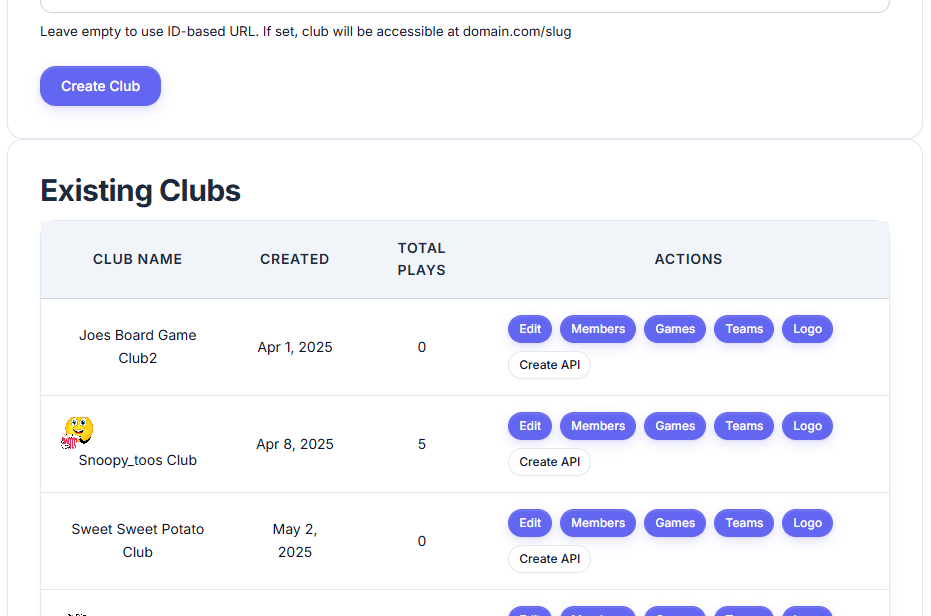 Club Management